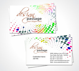 Wall Mural - business card