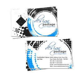 Wall Mural - business card