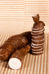 Wall Mural - cassava root