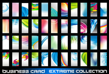 Poster - ollection of corporate business cards background