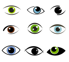 Wall Mural - eyes collection