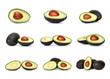 collection of avocados