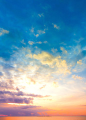 Wall Mural - Paradise Cloudscape Sunset