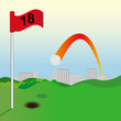 golf illustration