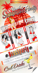 Poster - Flyer Beachparty