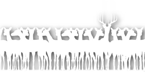 Wall Mural - deer cutout