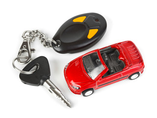 Sticker - Toy car and keys