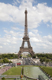 Fototapeta Boho - Paris - Eiffel tower from trocadera