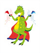 © Rimmolki - Dinosaur the magician.