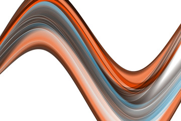Fototapete - Abstract elegant wave background design with space for your text