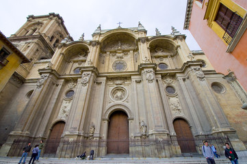 Poster - Kathedrale - Granada - Andalusien - Spanien