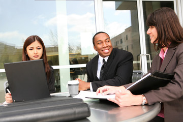 Poster - Business Team at Office