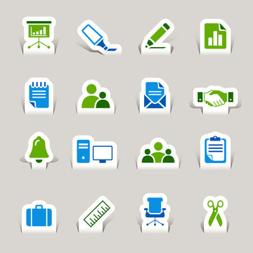 Papercut - Office and Business icons