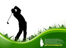 Golf Player Background
