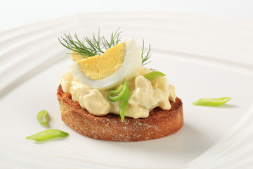 Poster - Toasted bread and egg spread