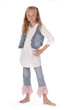 © mariesacha - portrait fillette 9 ans en jeans