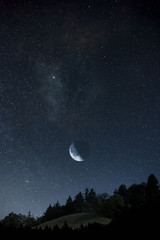 Wall Mural - moon and stars