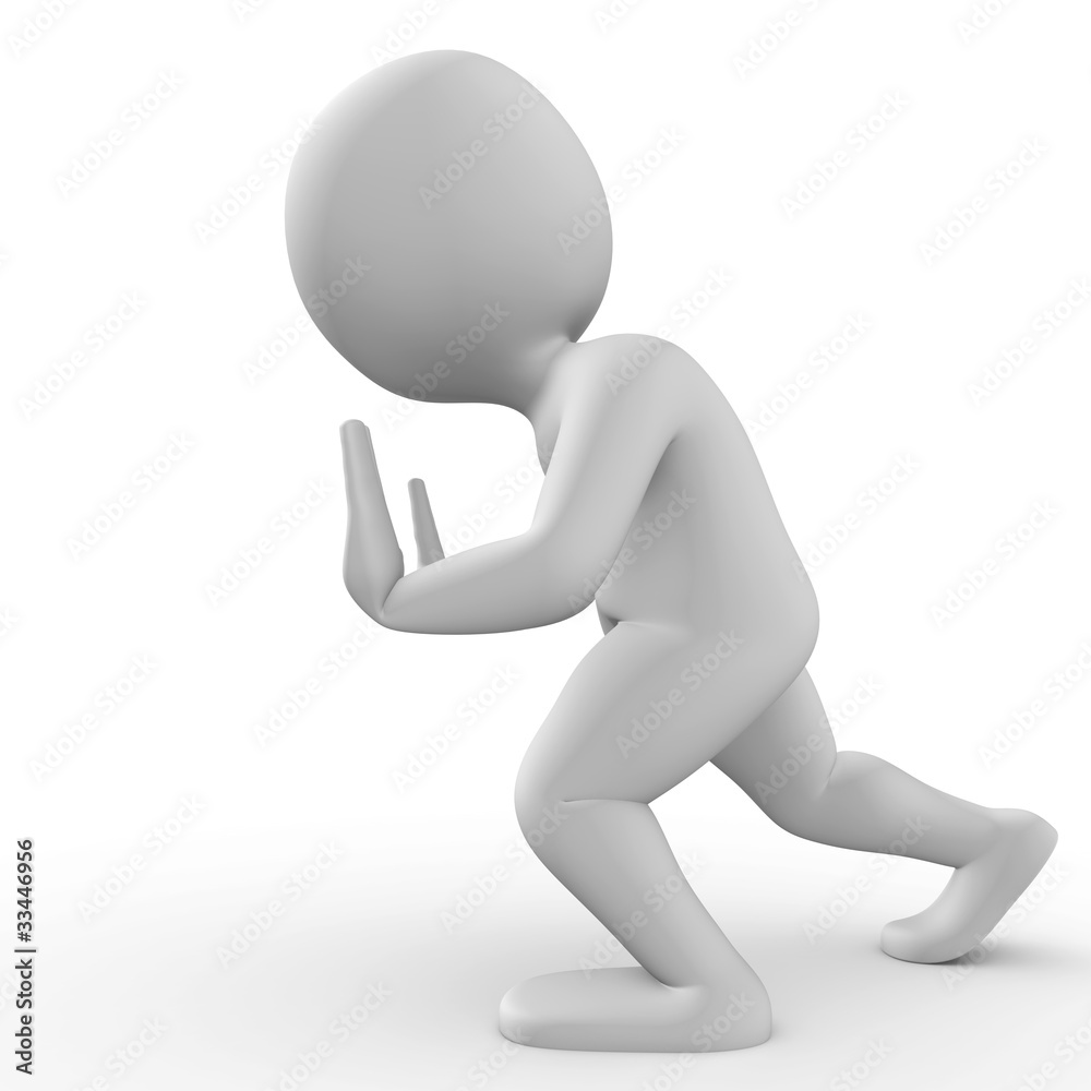 Chochco empujando Stock Illustration | Adobe Stock, image size:1000x1000