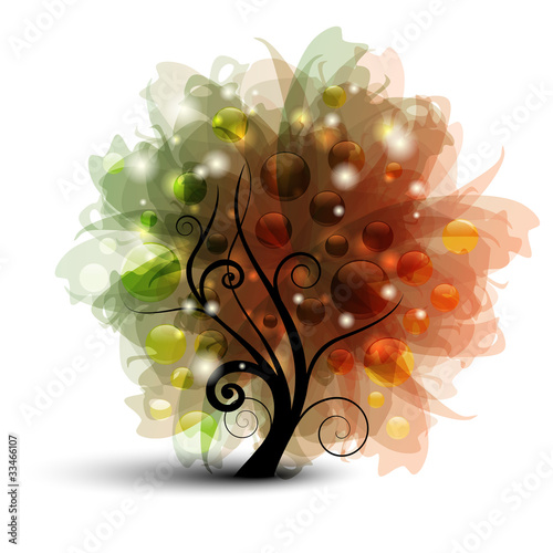 abstrakcyjne-jesienne-drzewo-na-bialym-tle