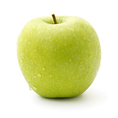 green apple isolated on white