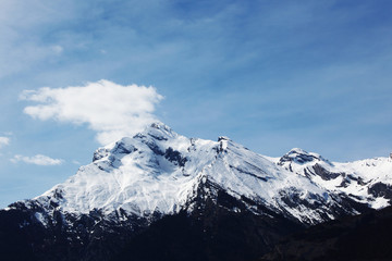 Wall Mural - top of mountains