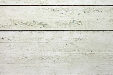 Wall Mural - Weathered white wood