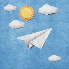Wall Mural - aircraft recycled paper