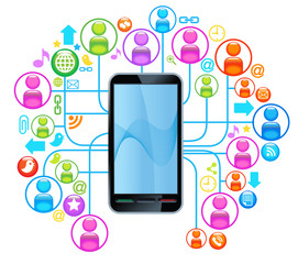 Poster - social network telephone