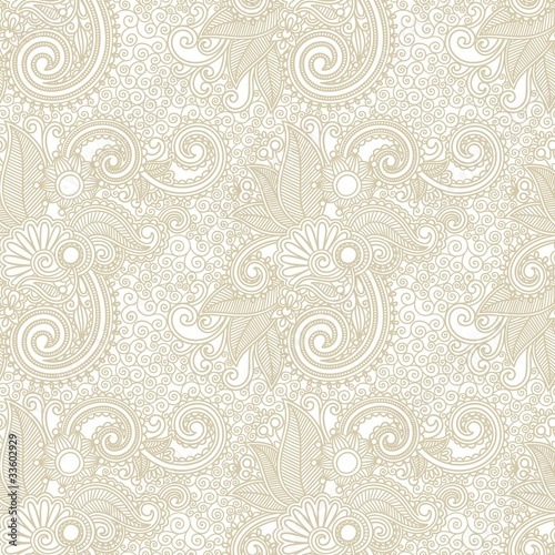 Naklejka dekoracyjna vintage ornate seamless pattern