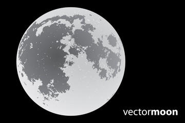 vector moon