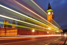 Big Ben In London By Night