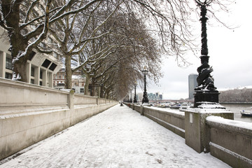 Fototapete - Westminster South Bank