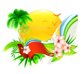 Wall Mural - Summer  background