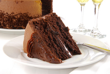 Poster - Gourmet chocolate cake