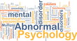Abnormal psychology background concept