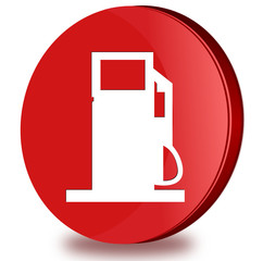 Sticker - Fuel glossy icon