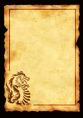 Sticker - Sheet of ancient parchment