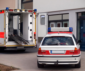 Fototapete - Rettungsdienst