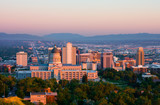 Fototapeta Miasto - Salt Lake City, Utah at sunset