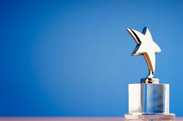 Wall Mural - star award against gradient background