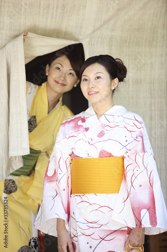 暖簾をくぐる浴衣女性 Stock Photo Adobe Stock 暖簾をくぐる浴衣女性 Stock Photo Adobe Stock
