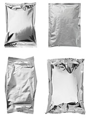 Sticker - aluminum metal bag package