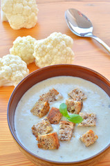 Sticker - Cauliflower cream soup with wholewheat croutons