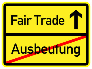 Canvas Print - Ausbeutung - Fair Trade