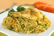 © Ildi - Arroz con Pollo (rice, chicken, peas, corn, aji, cilantro)