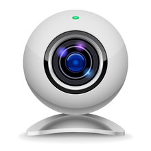 Realistic White Webcam