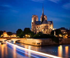 Fototapete - Cathédrale Notre Dame de Paris, France
