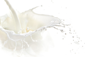 Wall Mural - milk splash