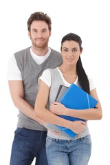 Poster - Attractive young couple smiling