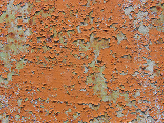 rusty metal background closeup